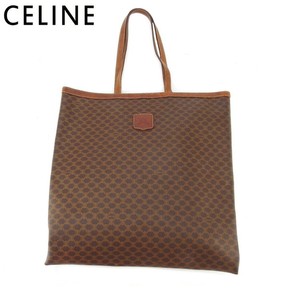 Celine brown Bag leather Shoulder macadam - Picture 1 of 6